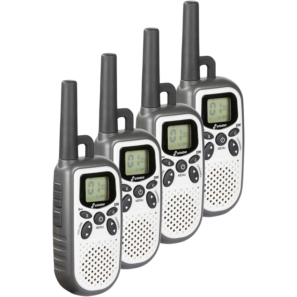 Pack de 4 talkies-walkies freecomm 400 II
