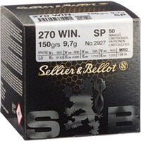 .270 Win. SP-RN 9,7g/150grs., Sellier & Bellot