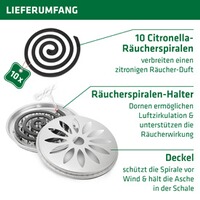 Anti moustique spirale à la citronnelle, Gardigo