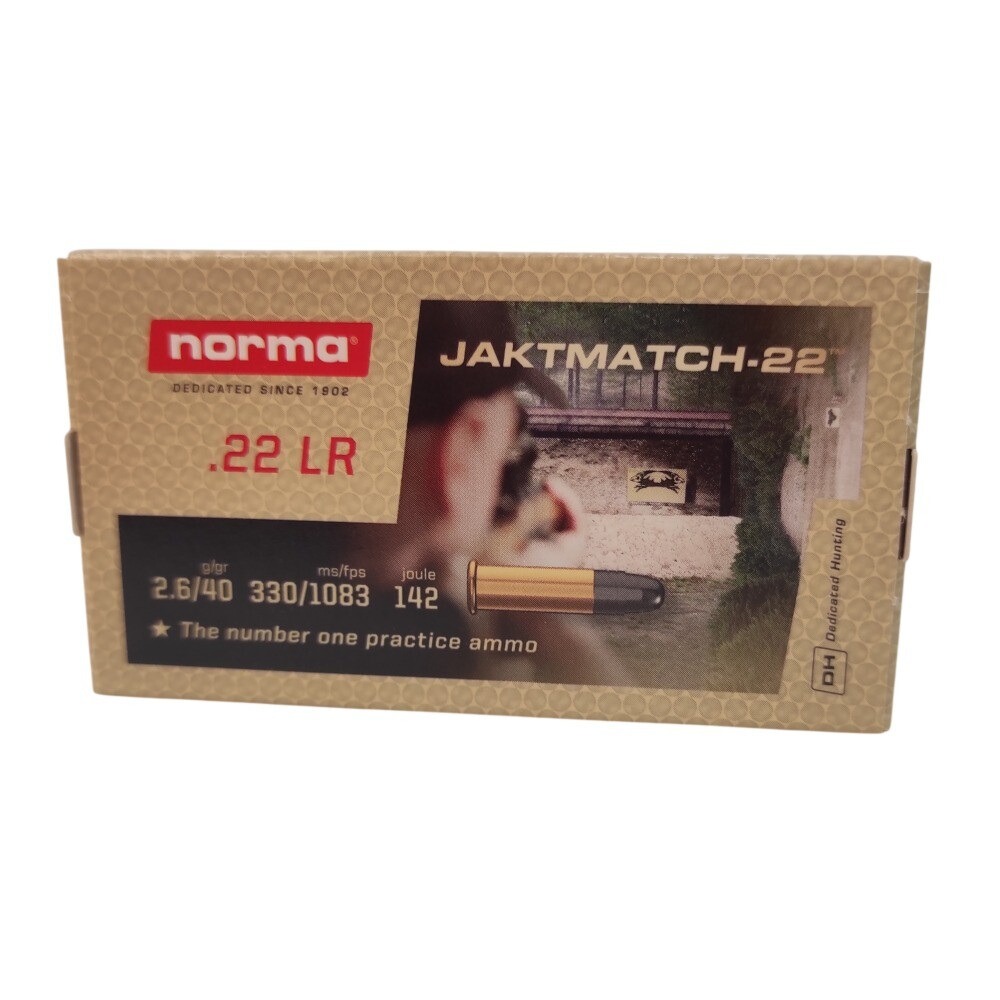 Norma 22LR Jaktmatch LRN 2.6g 40gr x50
