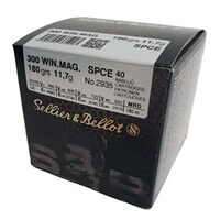 .300 Win. Mag. SPCE 11,7g/180grs., Sellier & Bellot
