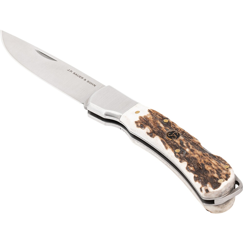 Couteau pliant en bois de cerf, SAUER