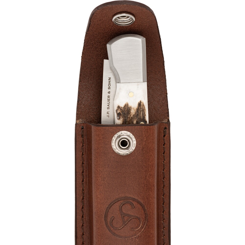 Couteau pliant en bois de cerf, SAUER