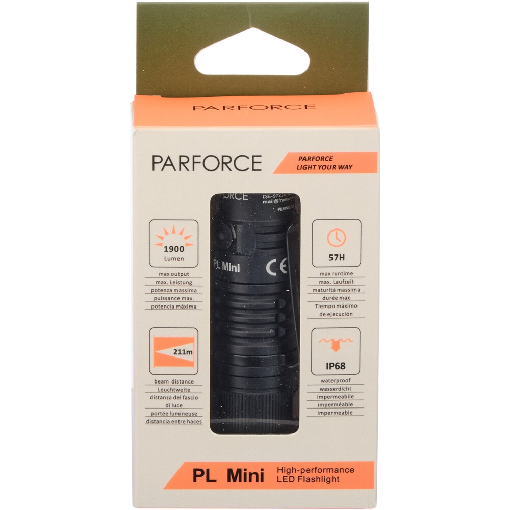 Lampe de poche PL Mini 1900 lm, Parforce