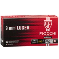 9 mm Luger FMJ 8,0g/124grs., Fiocchi