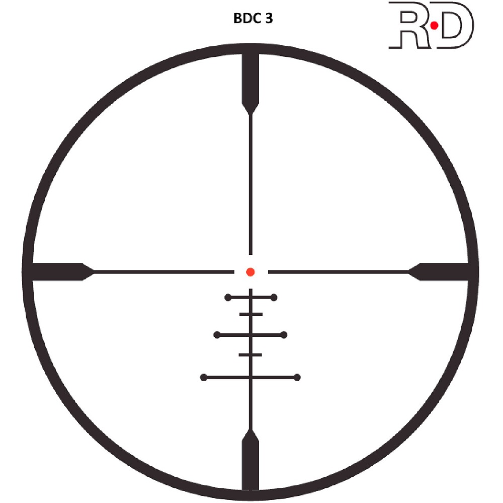 Lunette de visée MeoPro R6 1-6x24 SFP RD, Meopta