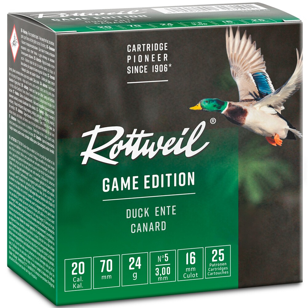 20/70 Steel Game Ente 3mm 24g, Rottweil