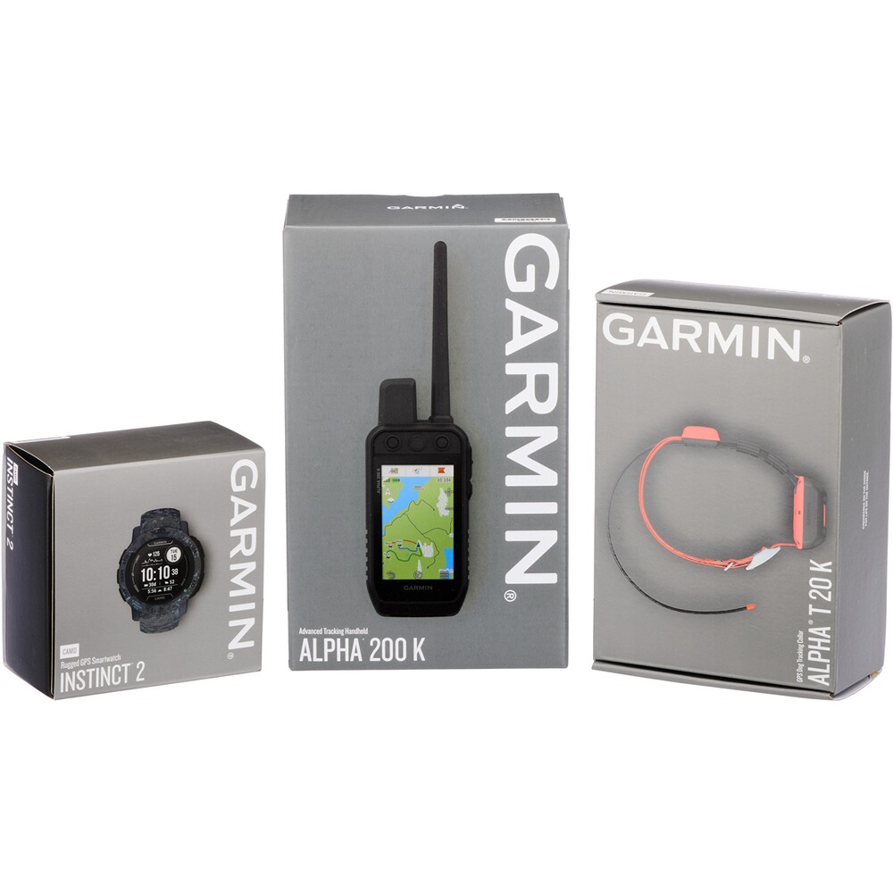 Collier de dressage T 20 K + Alpha 200 K + montre Instinct 2, GARMIN
