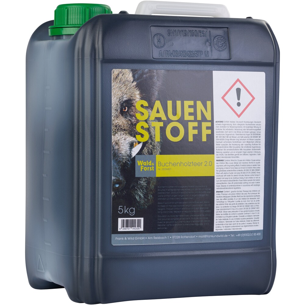 Attractant sangliers à base de goudron de hêtre 2.0, Wald & Forst