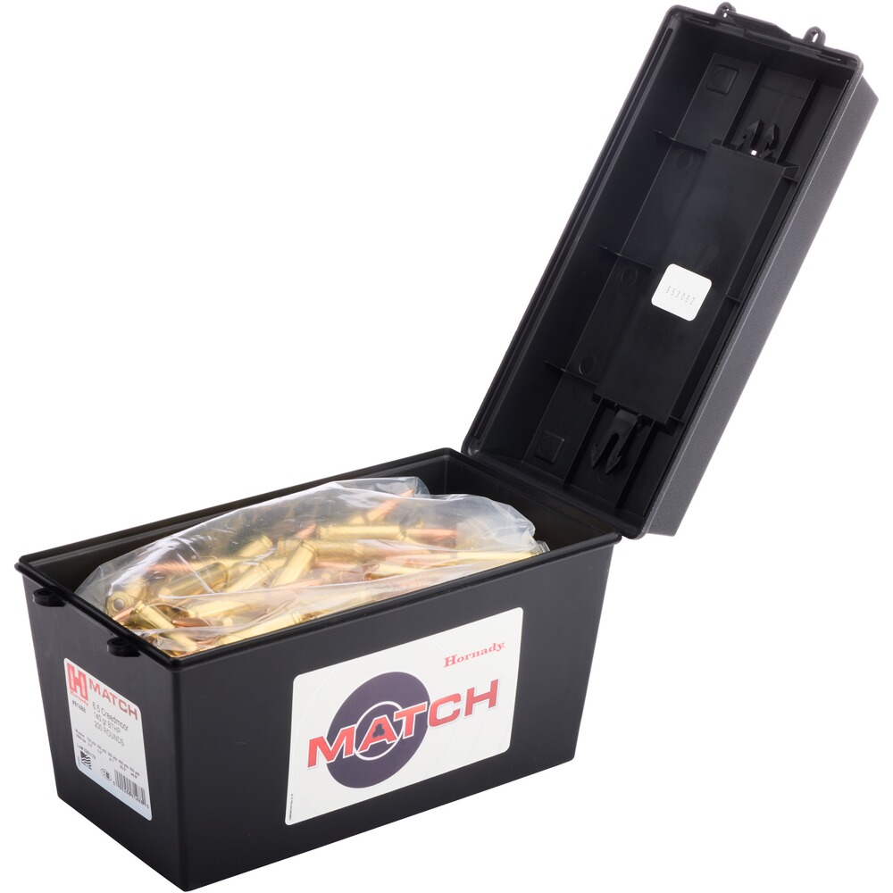 6,5 Creedmoor Match BTHP 9,1 g/140 grs. 200 pièces, Hornady
