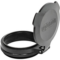 Cache de protection rabattable pour objectif, Meopta