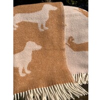 Couverture en laine Teckel, Belpo Leather Care