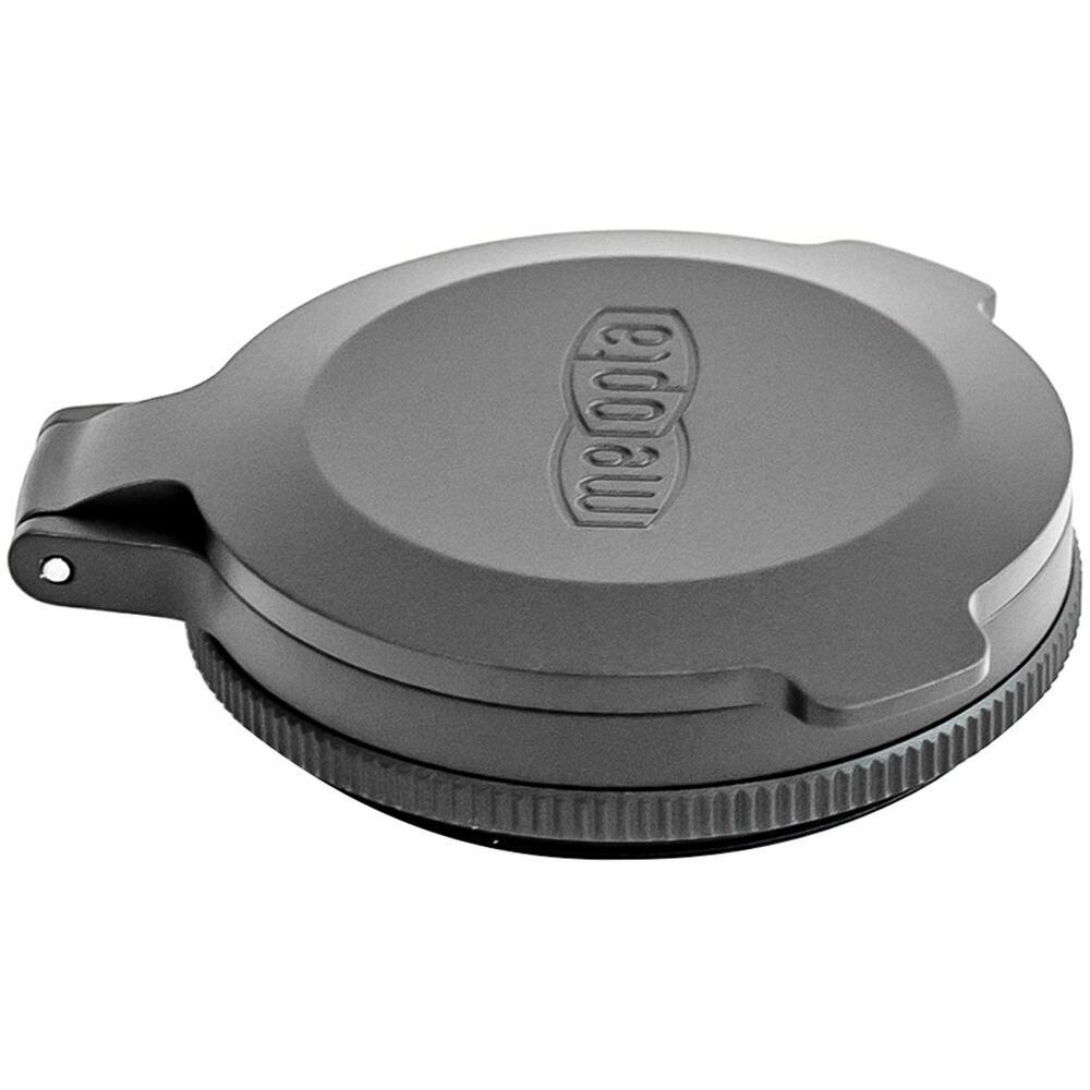 Cache de protection rabattable pour objectif, Meopta