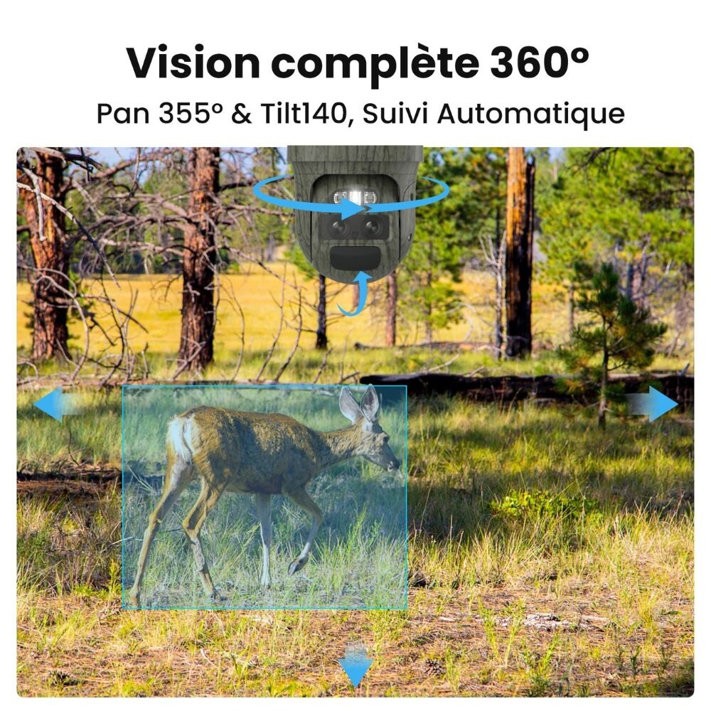 Caméra G770 4K Trackmix 4G, Reolink