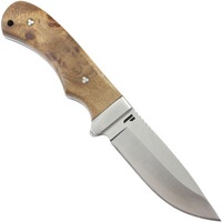 Couteau Wurzelholz avec manche en bois de ronce, Parforce