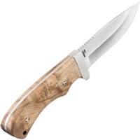 Couteau Wurzelholz avec manche en bois de ronce, Parforce