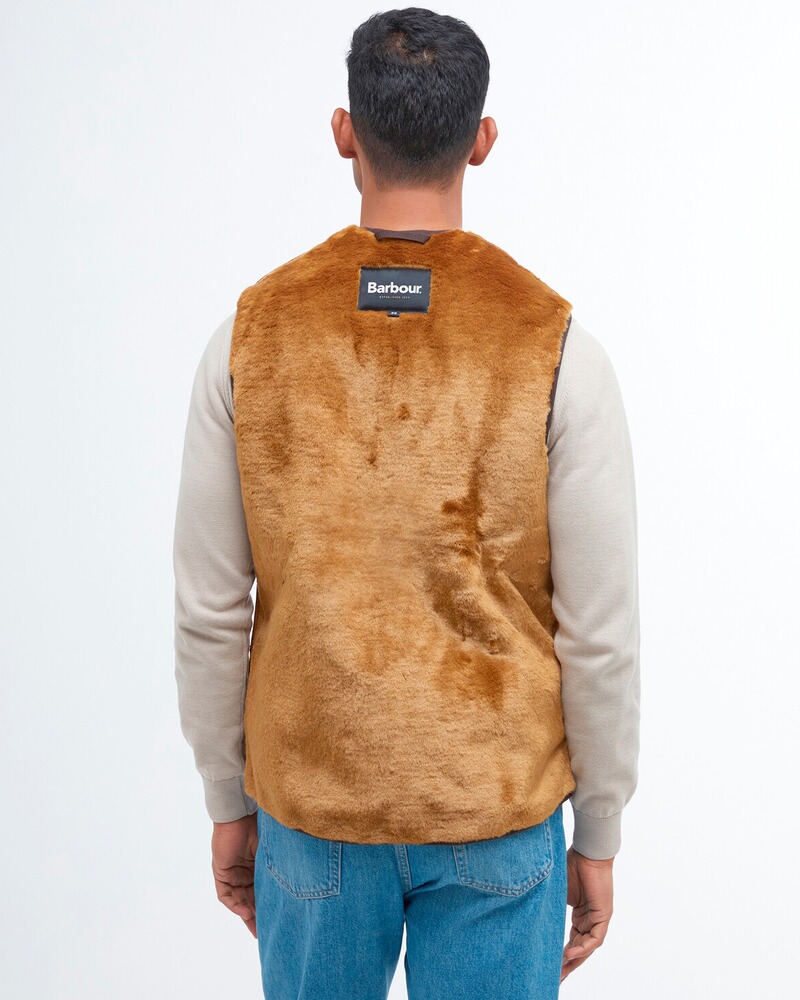 Gilet en fourrure synthétique Warm Pile, Barbour