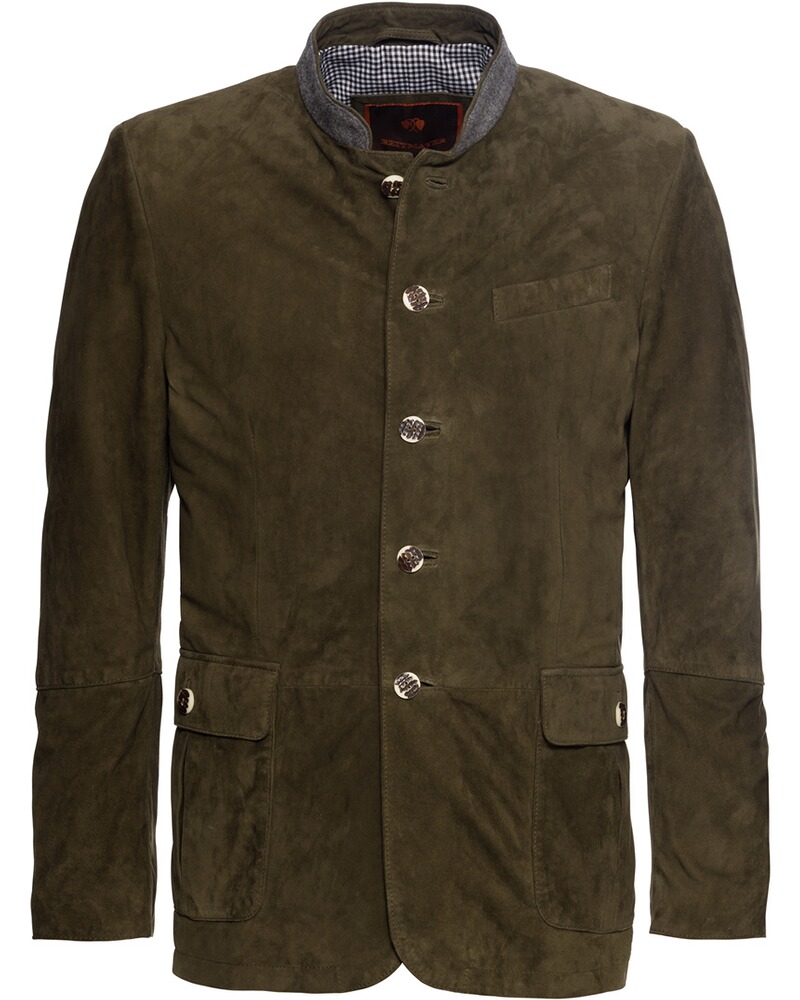 Veste janker en cuir