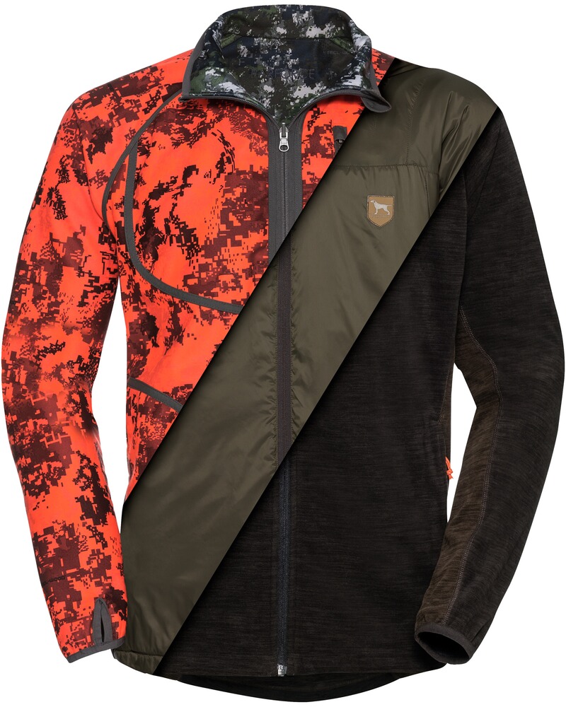 Veste polaire réversible Tecl-Wood® fluo, Parforce