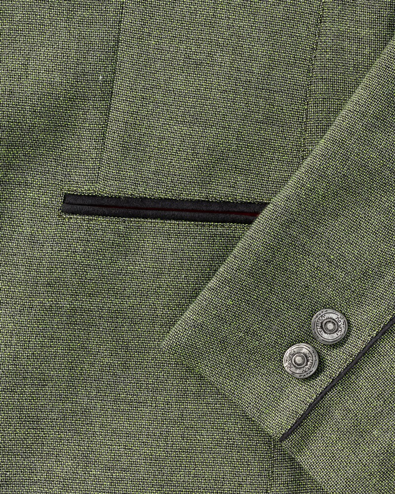 Veste janker avec doublure intérieur jacquard, Luis Steindl