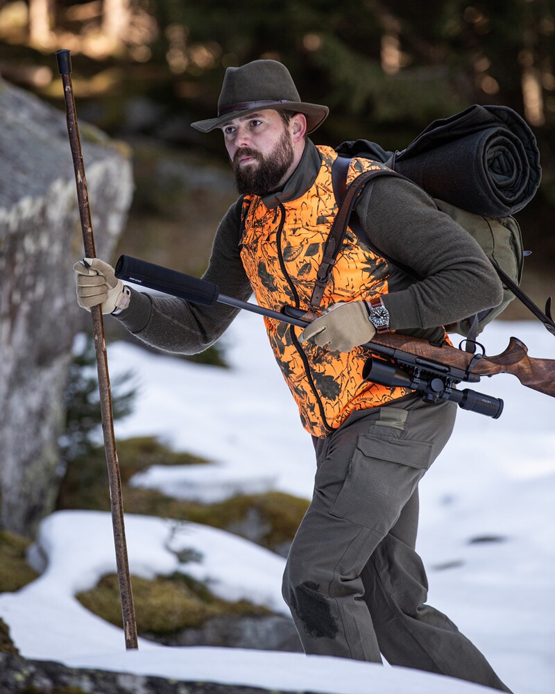 Gilet réversible en Loden , Carinthia