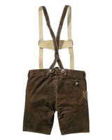 Short LS en cuir brun, Luis Steindl