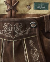 Short LS en cuir brun, Luis Steindl