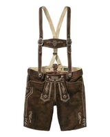 Short LS en cuir brun, Luis Steindl