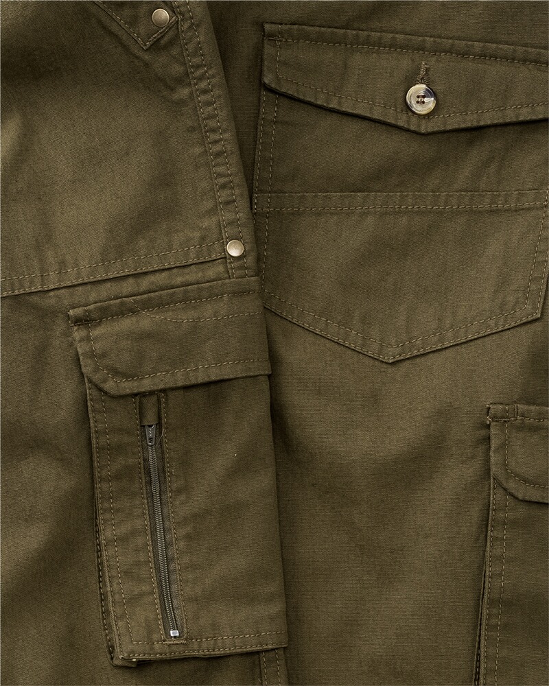 Pantalon cargo Franz olive, Wald & Forst