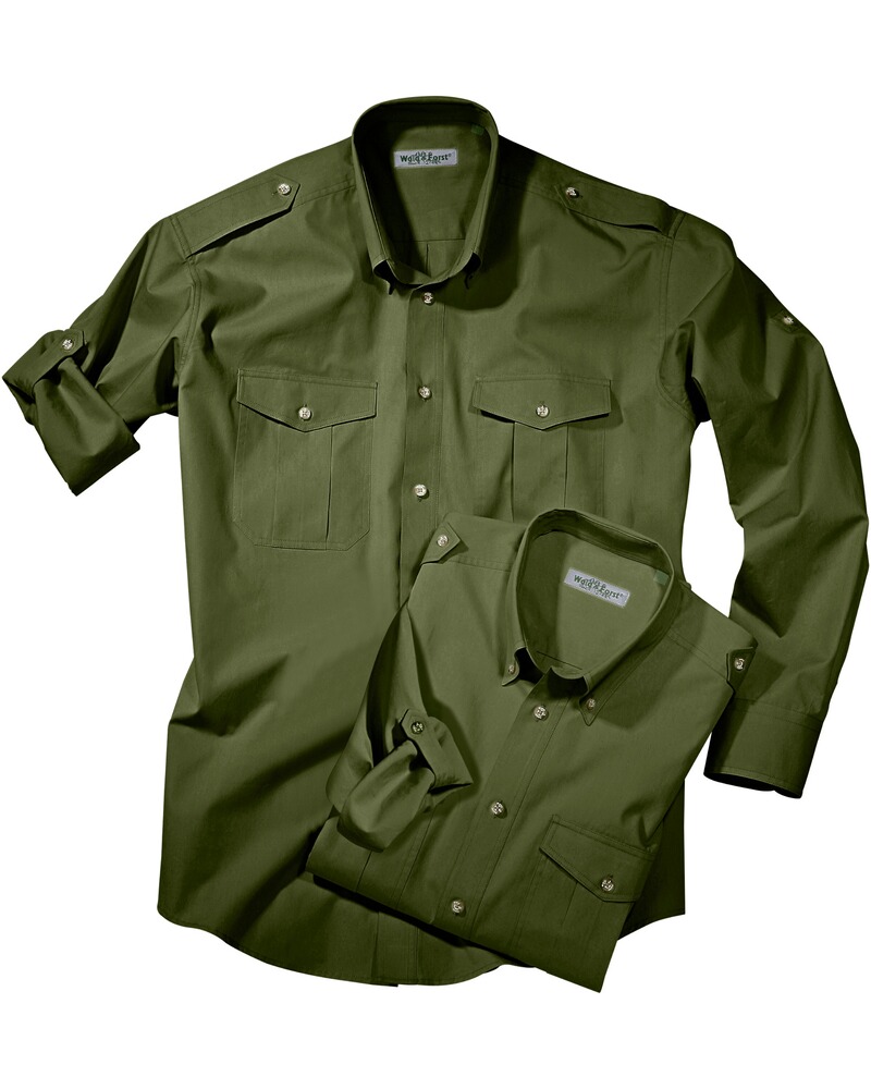 Double pack chemise de pilote olive, Wald & Forst