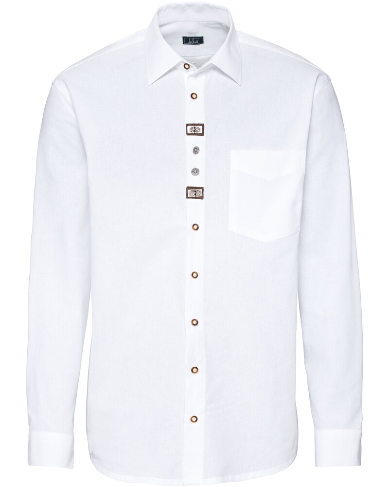 Chemise traditionnelle avec écussons