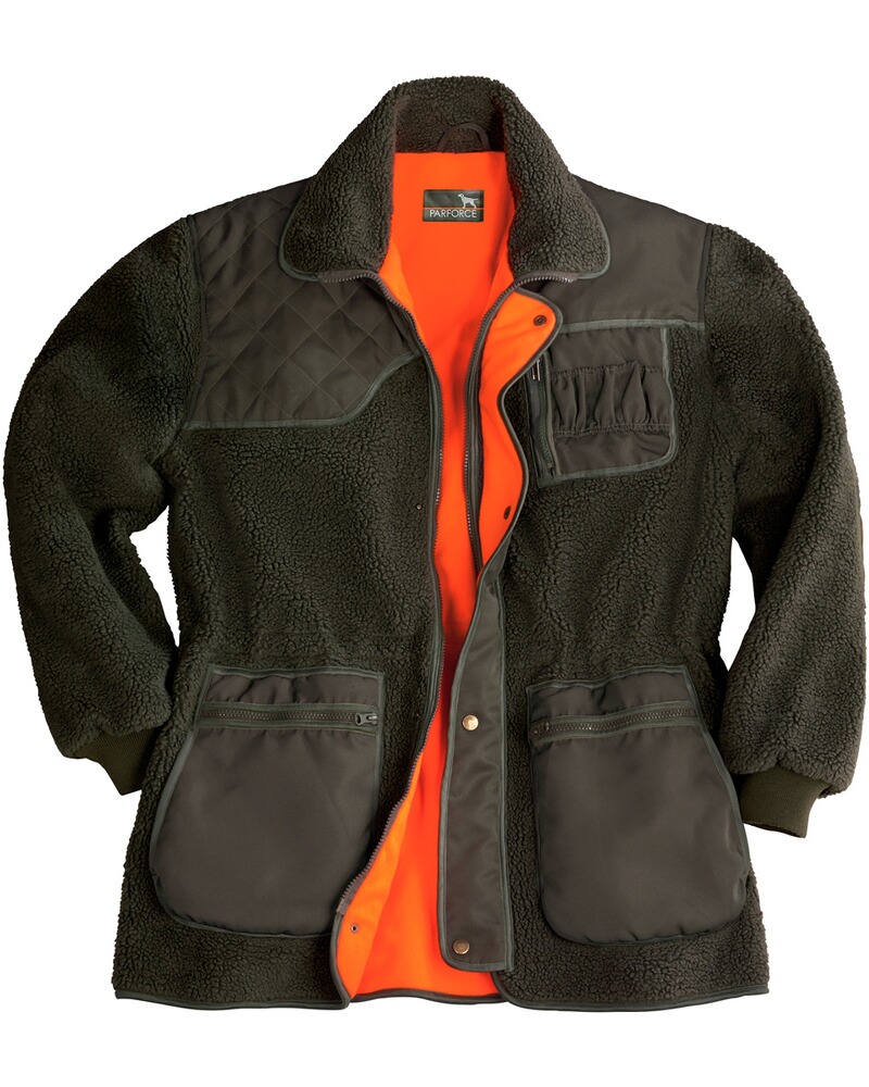 Veste réversible en fourrure synthétique