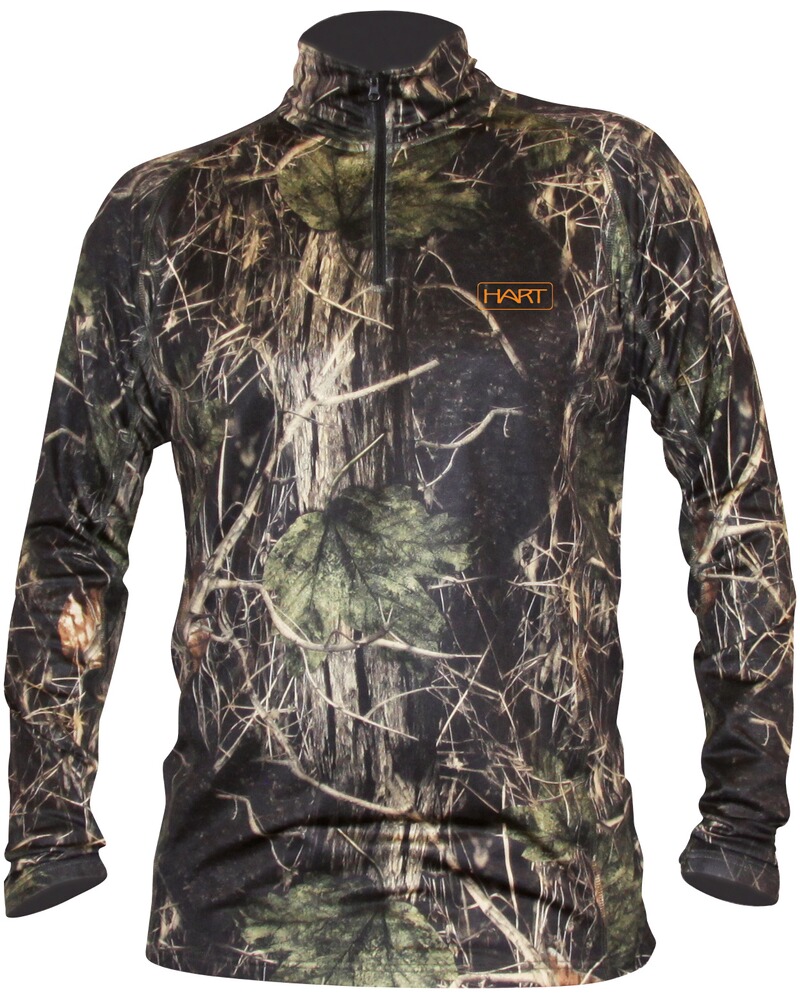 T-shirt manches longues avec col zippé Aktiva-Z