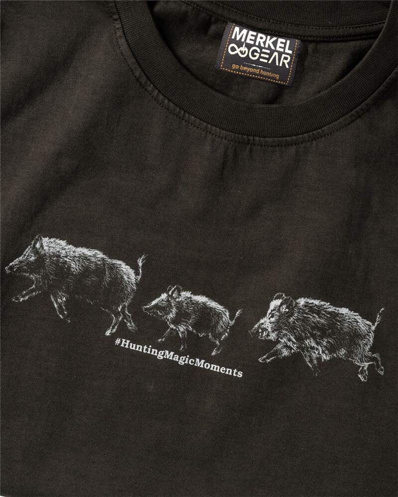 T-Shirt Driven Hunt, Merkel Gear