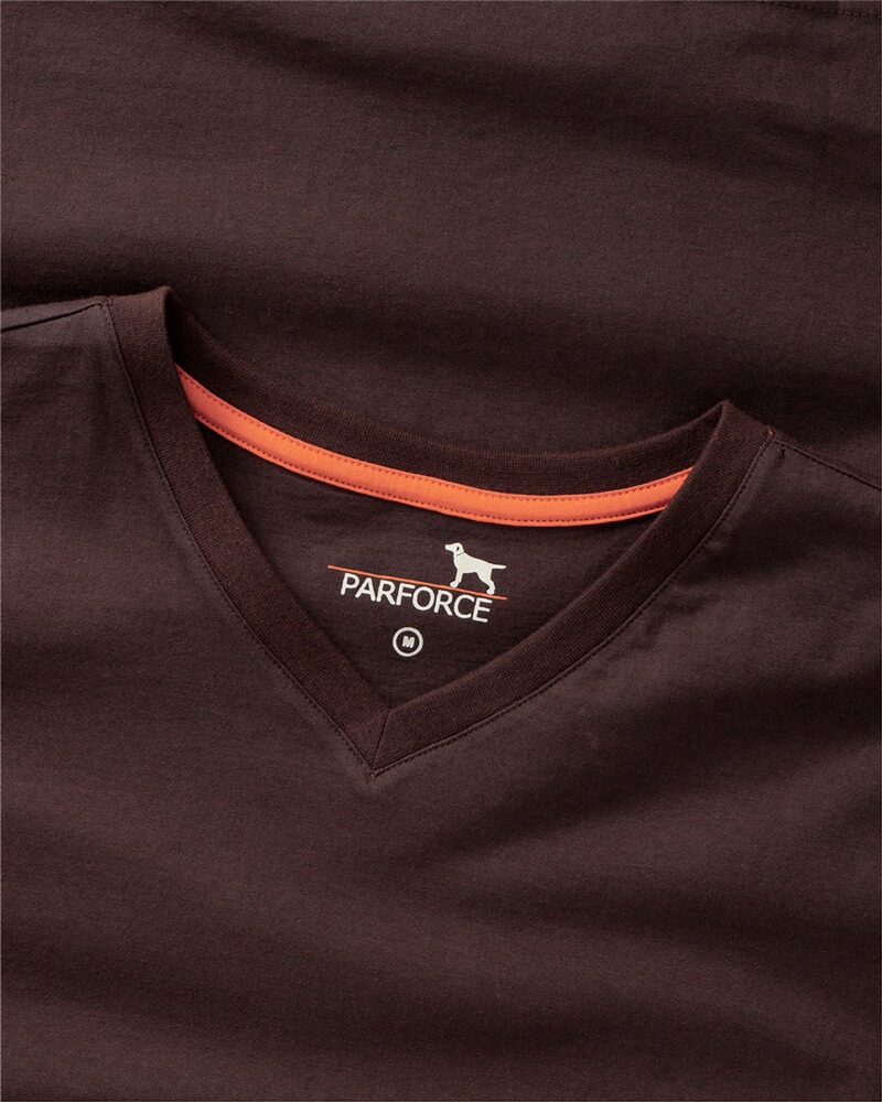 T-shirts col V en pack de deux, Parforce