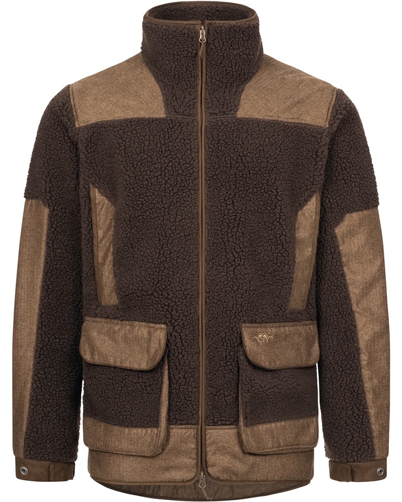 Veste chaude en fourrure de fibres polaires