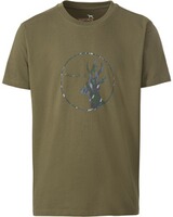Pack de 2 t-shirts imprimés chevreuil, Parforce Essential