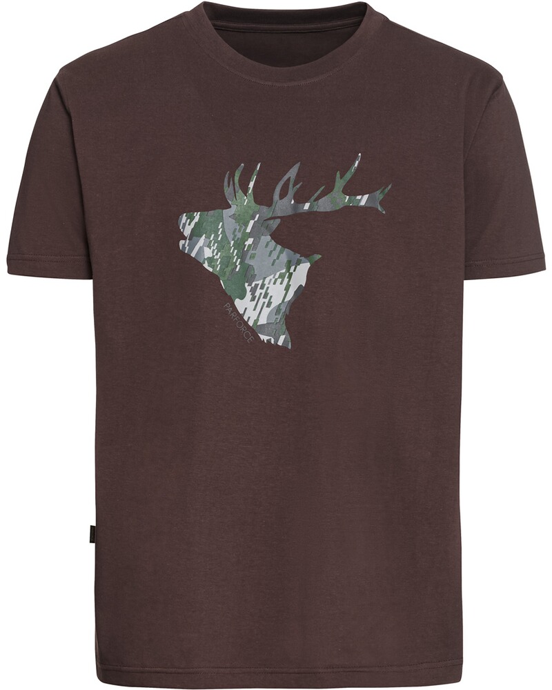 Pack de 4 t-shirts imprimés chasse, Parforce Essential