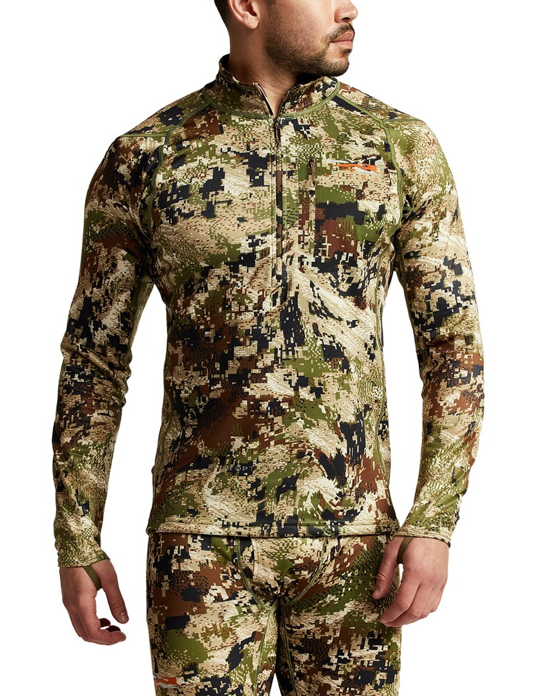 T-shirt manches longues Half-Zip Core Optifade Subalpine, Sitka Gear