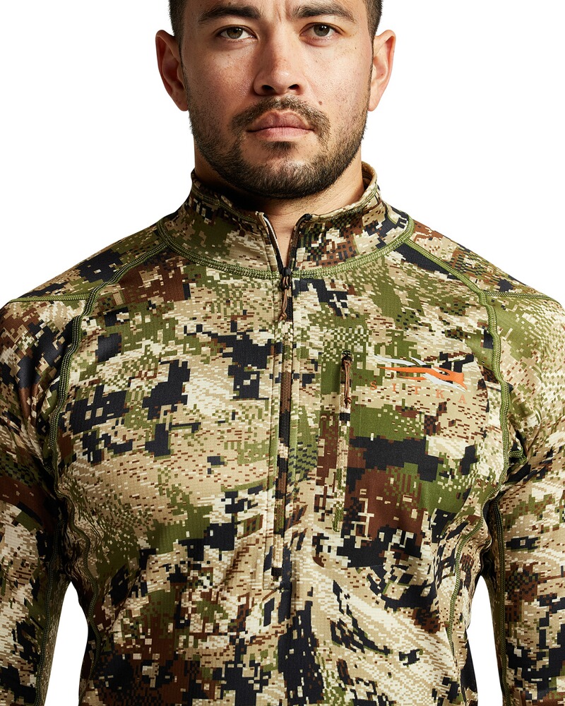 T-shirt manches longues Half-Zip Core Optifade Subalpine, Sitka Gear