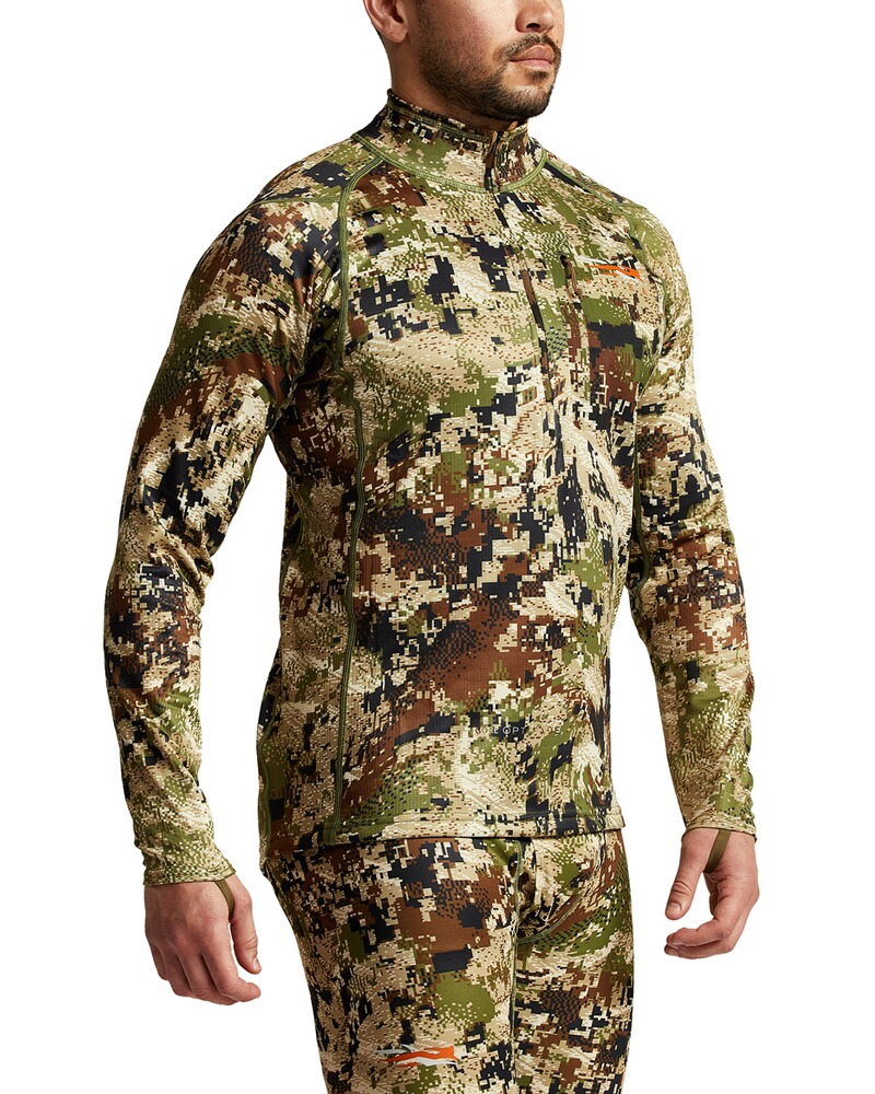T-shirt manches longues Half-Zip Core Optifade Subalpine, Sitka Gear