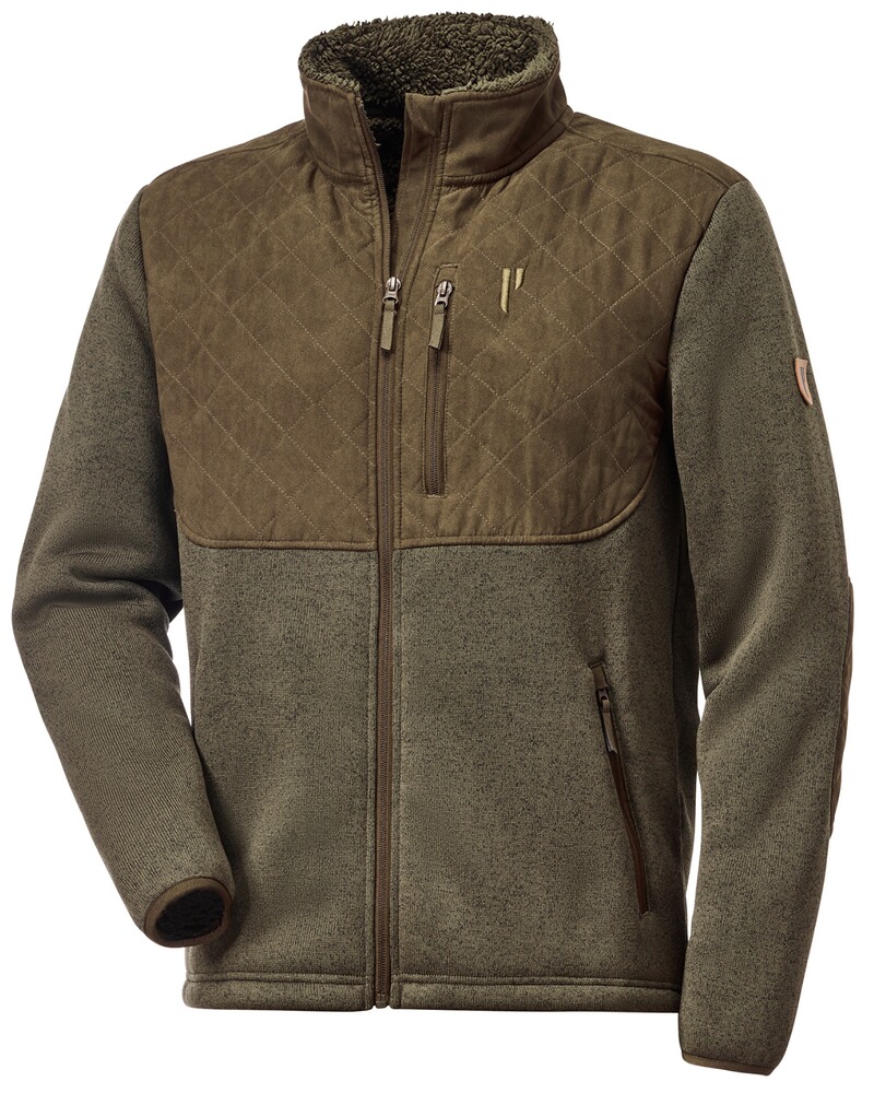 Veste polaire avec intérieur moutonné