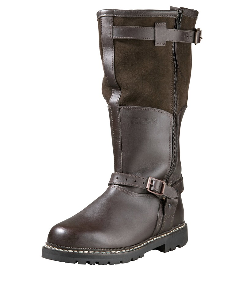 Bottes de chasse en cuir avec fourrure