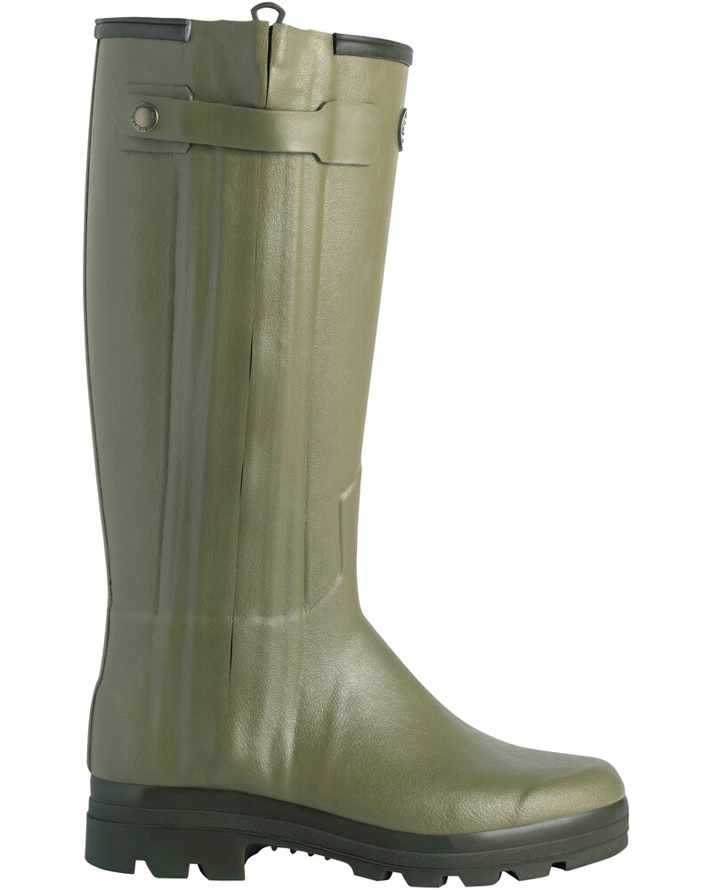 Bottes en caoutchouc Chasseur Cuir, Le Chameau