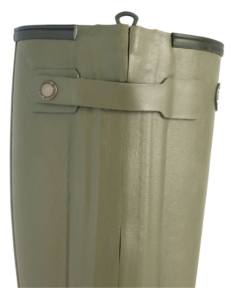 Bottes en caoutchouc Chasseur Cuir, Le Chameau