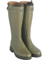 Bottes en caoutchouc Chasseur Cuir, Le Chameau