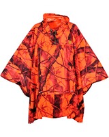 Poncho chasse orange camo, Hubertus