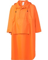 Poncho imperméable orange, Parforce Essential