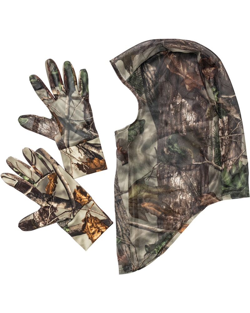 Kit camo gants et cagoule