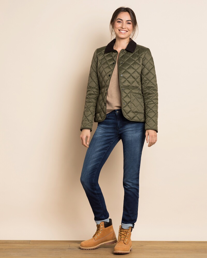 Veste dame surpiquée Deveron, Barbour